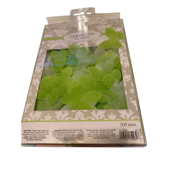 Lot Of Green Party Favors Faux Roses Confetti Decorations Decor - Picture 4 of 9